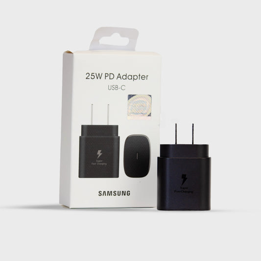 Original Samsung 25W Charger With Type-C To Type-C Cable | Supports Super Fast Charing 25W 45W | USB Type C Fast Charger | Best for Samsung Phones | PD Quick Charging