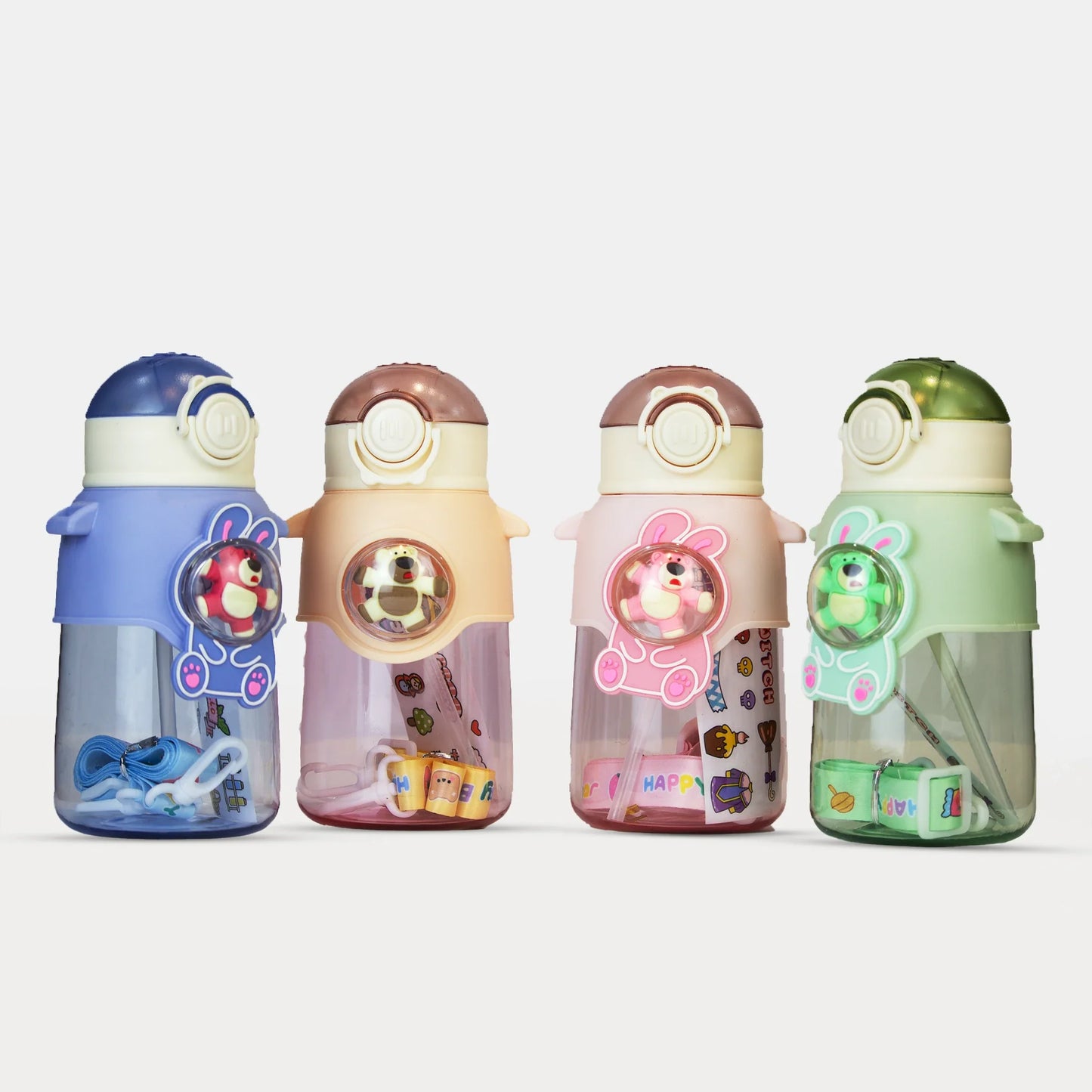 Kids Water Bottle/Leakproof water bottle/Cartoon water bottle for kids/Acrylic water bottle