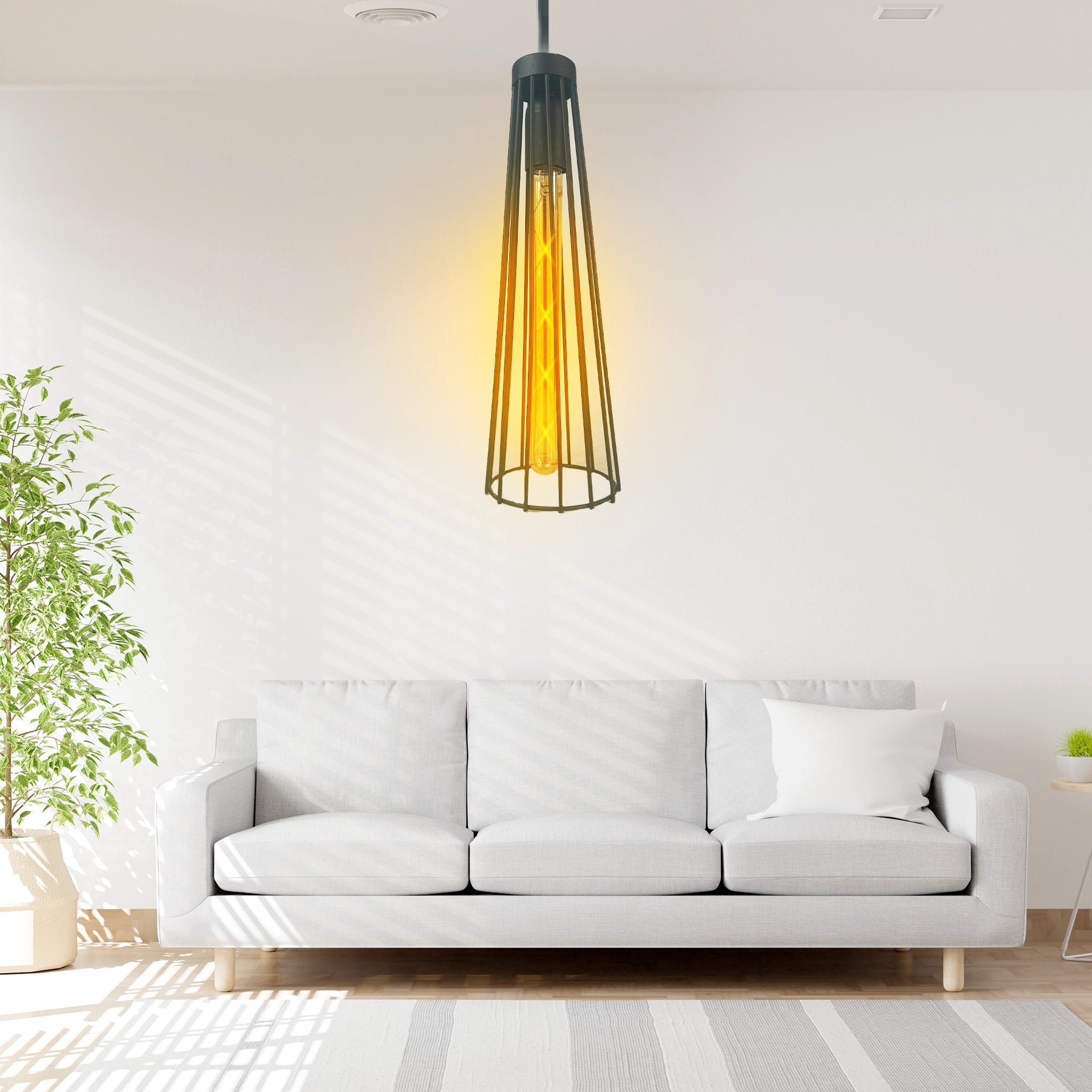 Bottle Shape Hanging Light / Bottle Metal Hanging Lamp / Bottle Style Indoor Lights for Home, Office,