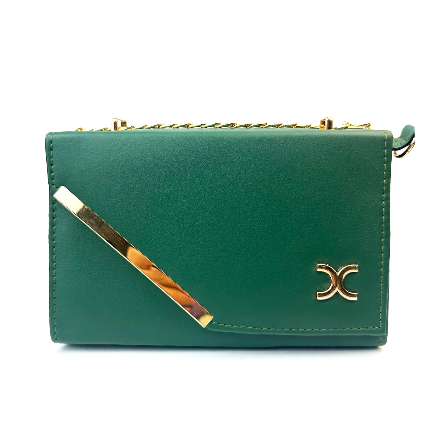 Cross Body Ladies Bag Green/ Cross Body bag for Females Party Wear AI-271