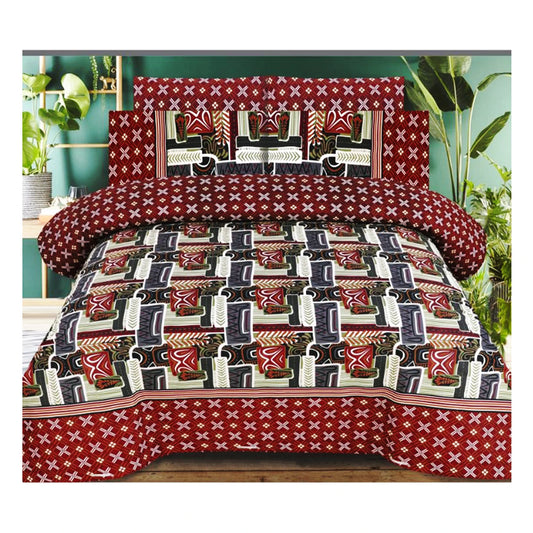 Pure Cotton King size Bedsheet with 2 Pillow Covers / premium cotton bedsheet-ID6002