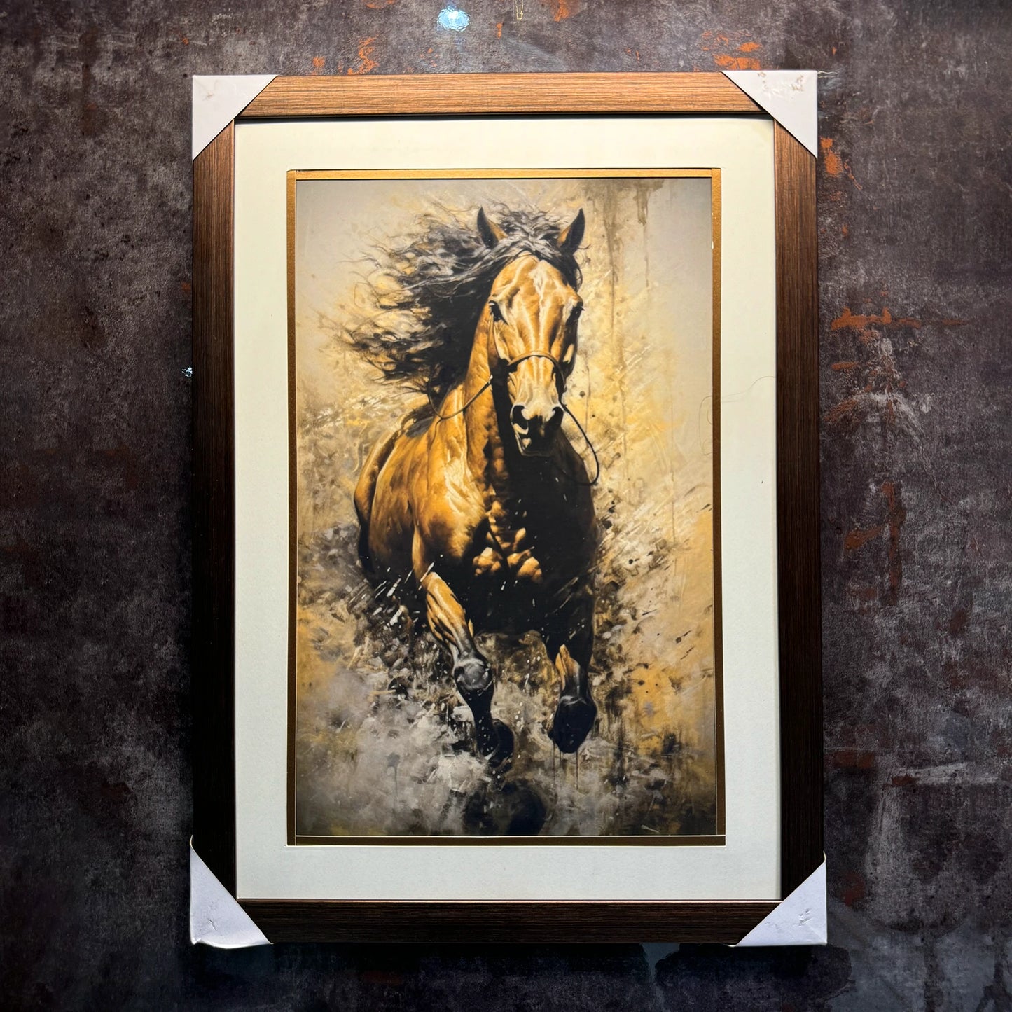 Premium Horse Art painting/ Watercolour Horse Art print/Horse Painting Wall Art Hanging frames