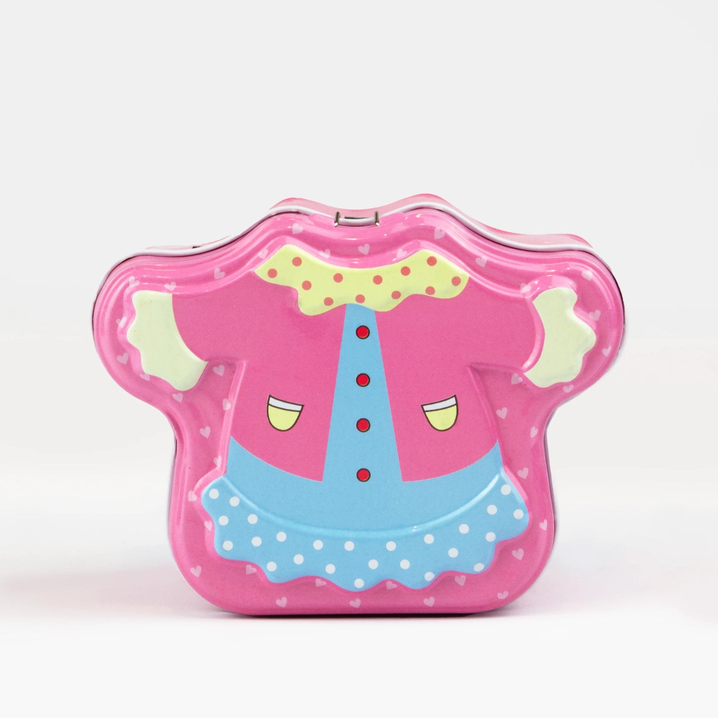 Cute mini cartoon clothes shape metal money box/Piggy Bank for kids/Money Bank for Kids/Money bank with lock