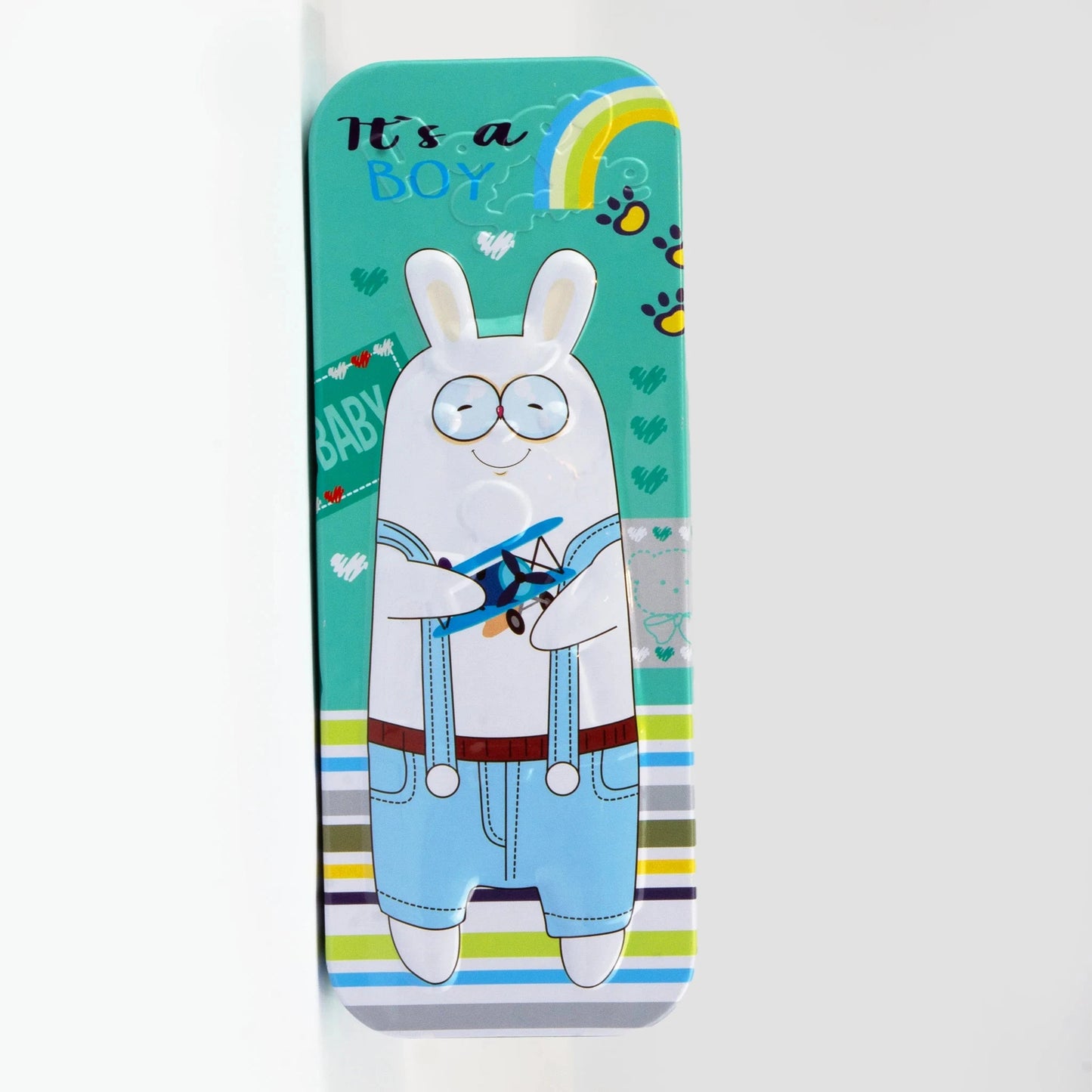 Bunny Theme Steel Geometry Case/Steel Pencil Case for School/Pencil box for kids