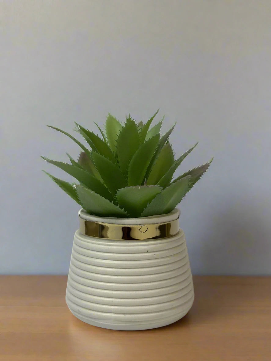 Ceramic Flowerpot/ Artificial plant for decor/ Home and Office Decor