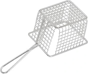 French Fries Mini Steel Basket/ Stainless Steel Chips Deep Fry Basket Mini