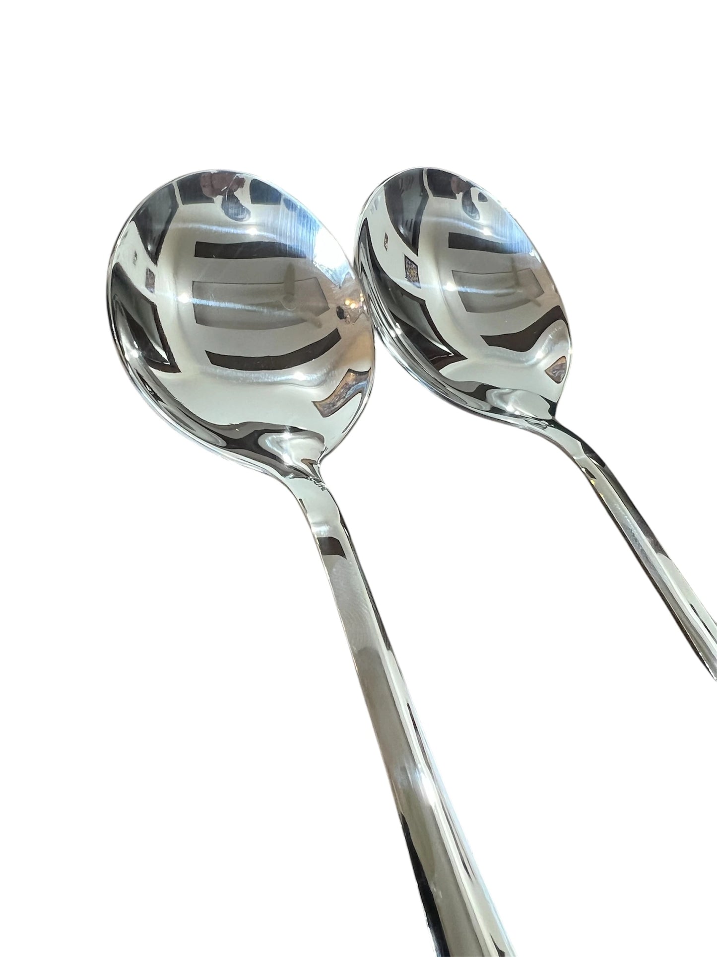 Premium Quality Curry Serving spoon Set 2pc/ High-Quality Stainless-Steel Curry Serving Spoons Omega