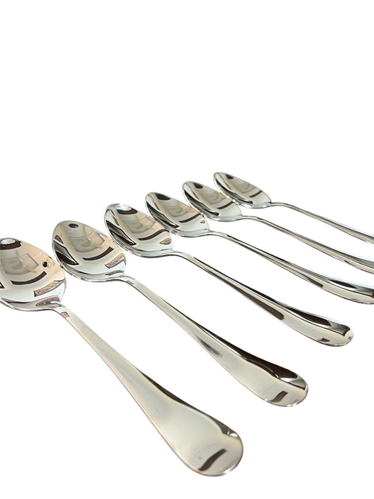 Premium Quality Tablespoon Set 6pc/ High-Quality Stainless-Steel Tablespoon Set Omega