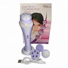 Rechargeable 3 in 1 Electric Facial Cleansing Brush/Facial Cleanser for Girls/Face Massager