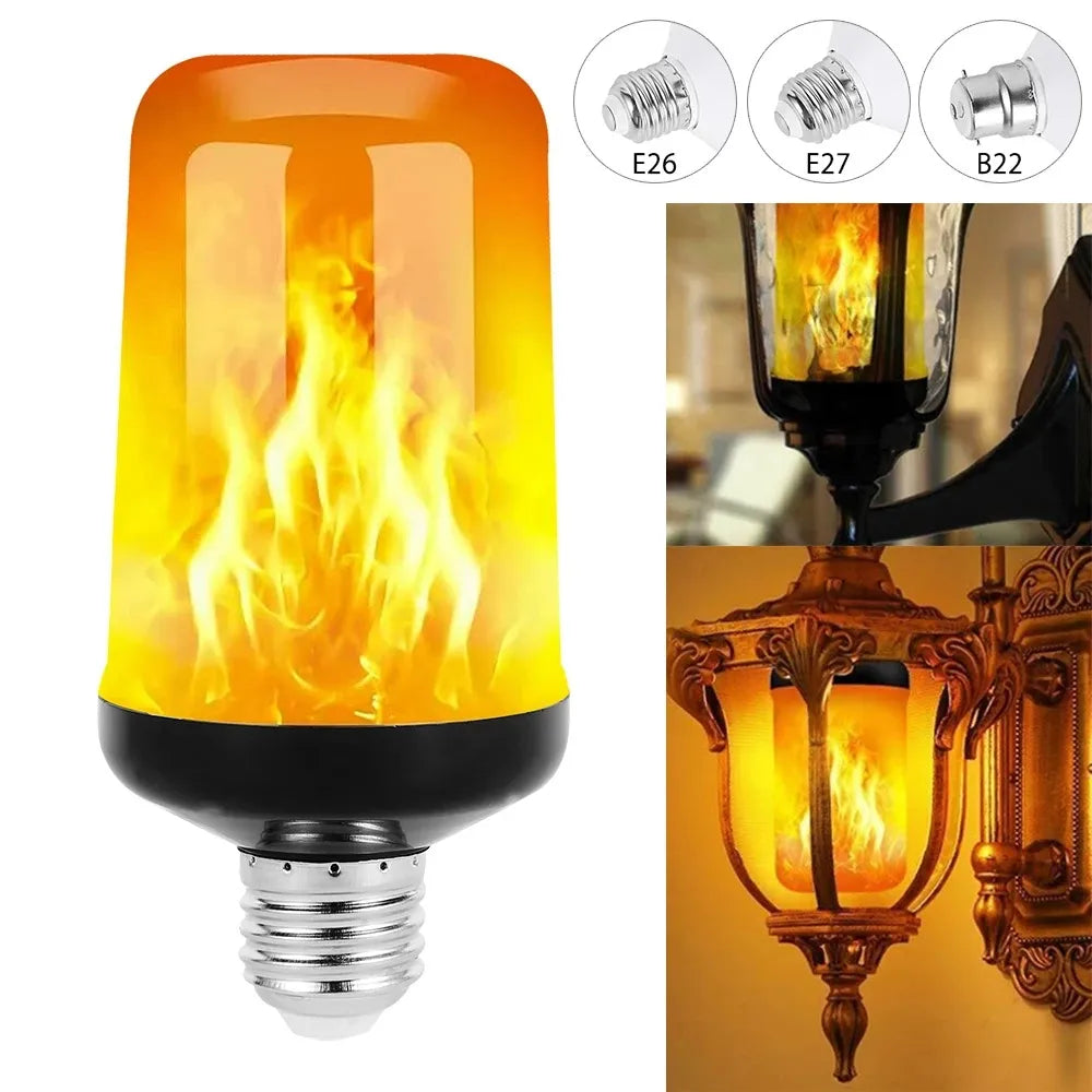 LED Dynamic Flame Effect Light Bulb/ LED Flame Effect Light Simulation/LED Bulb