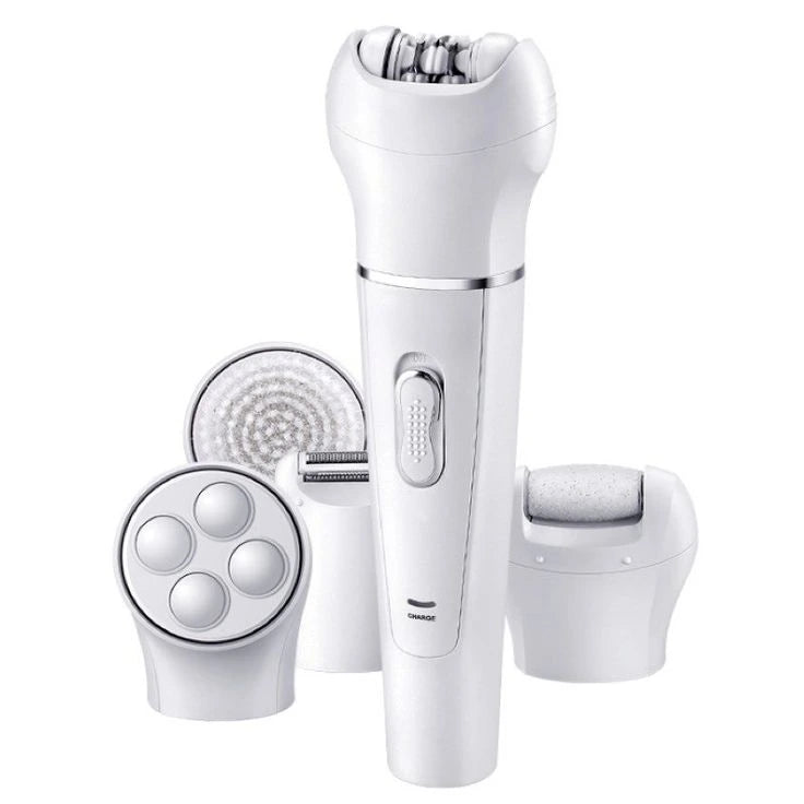 Kemei KM-2199 5 in 1 Epilator Set Women/ Electric Facial Cleanser/ Face Massager/Trimmer/Callus Remover